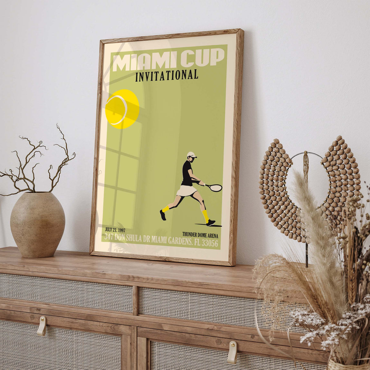 Miami Cup Tennis Poster