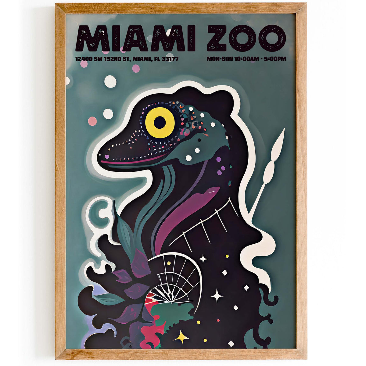 Miami Zoo Wall Art Print