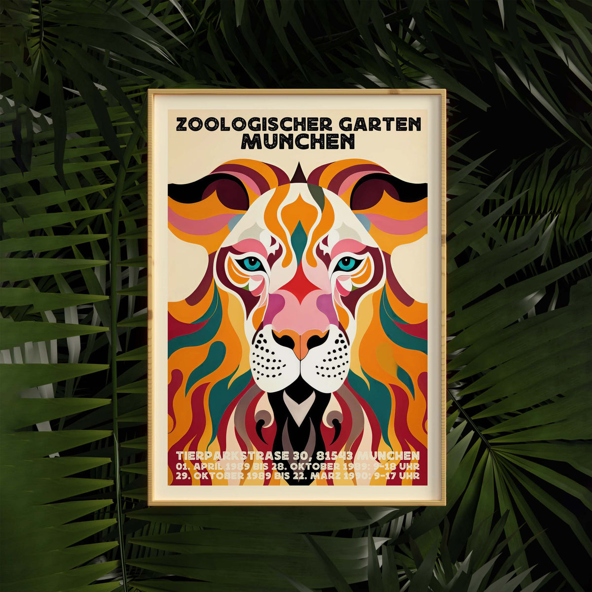 Munich Tiger Poster Print