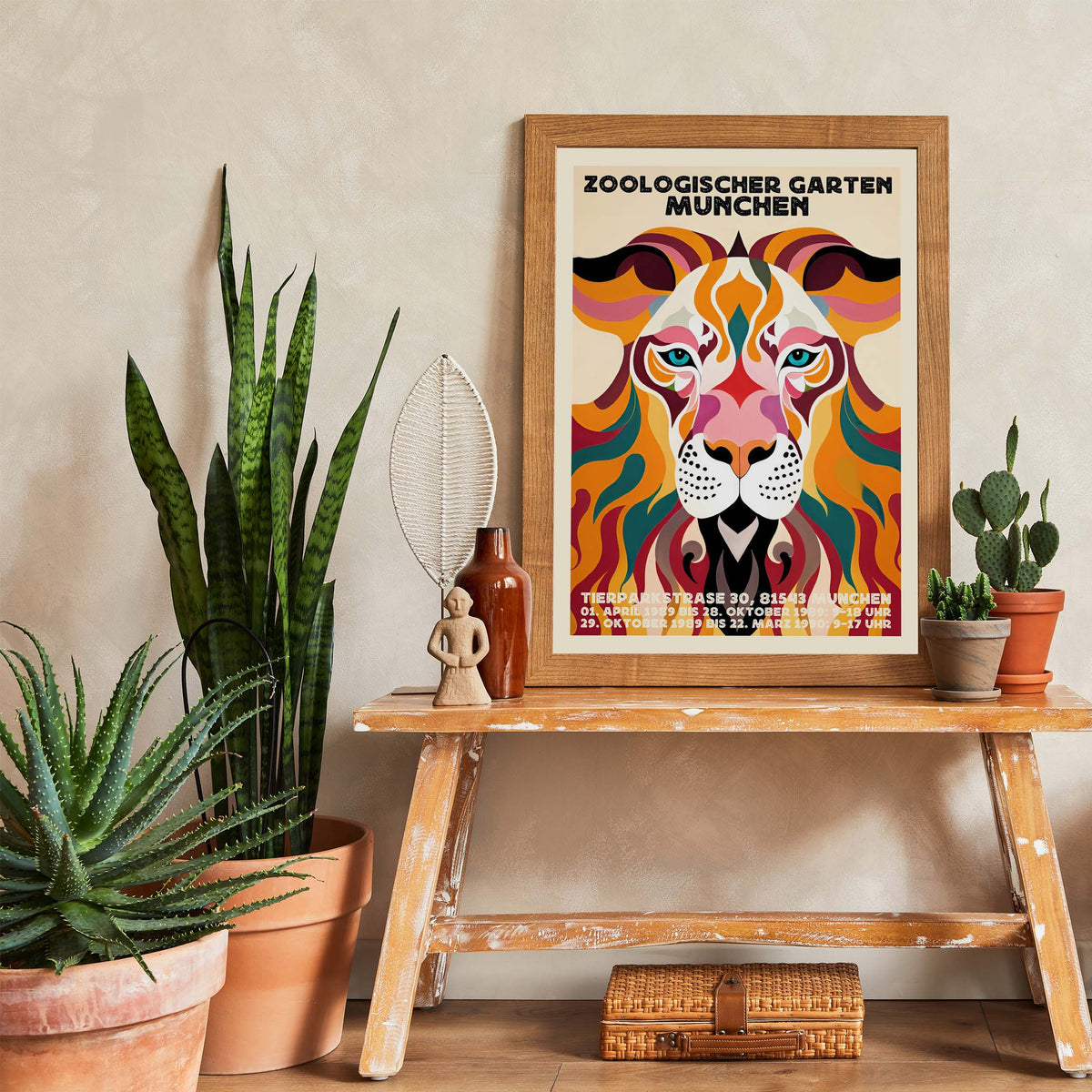 Munich Tiger Poster Print