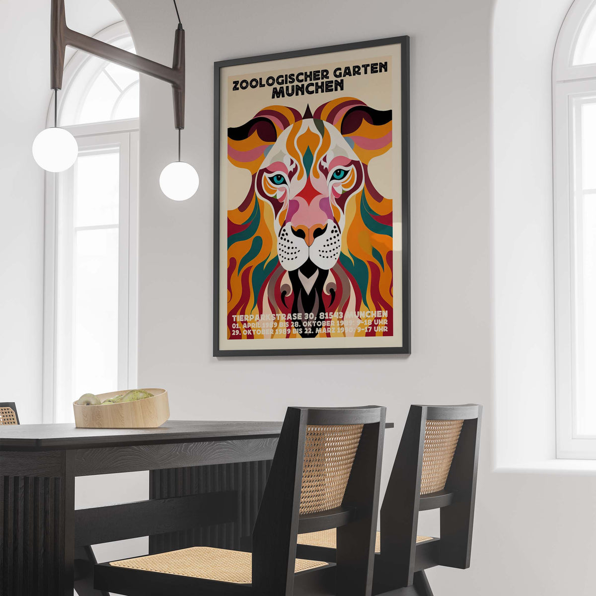 Munich Tiger Poster Print