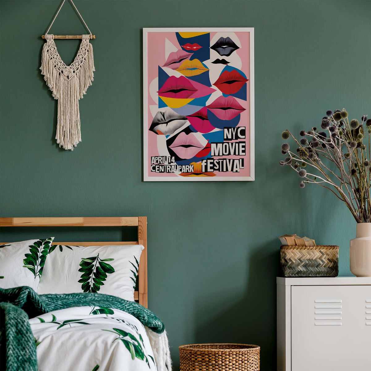 NYC Movie Festival Poster Wall Art