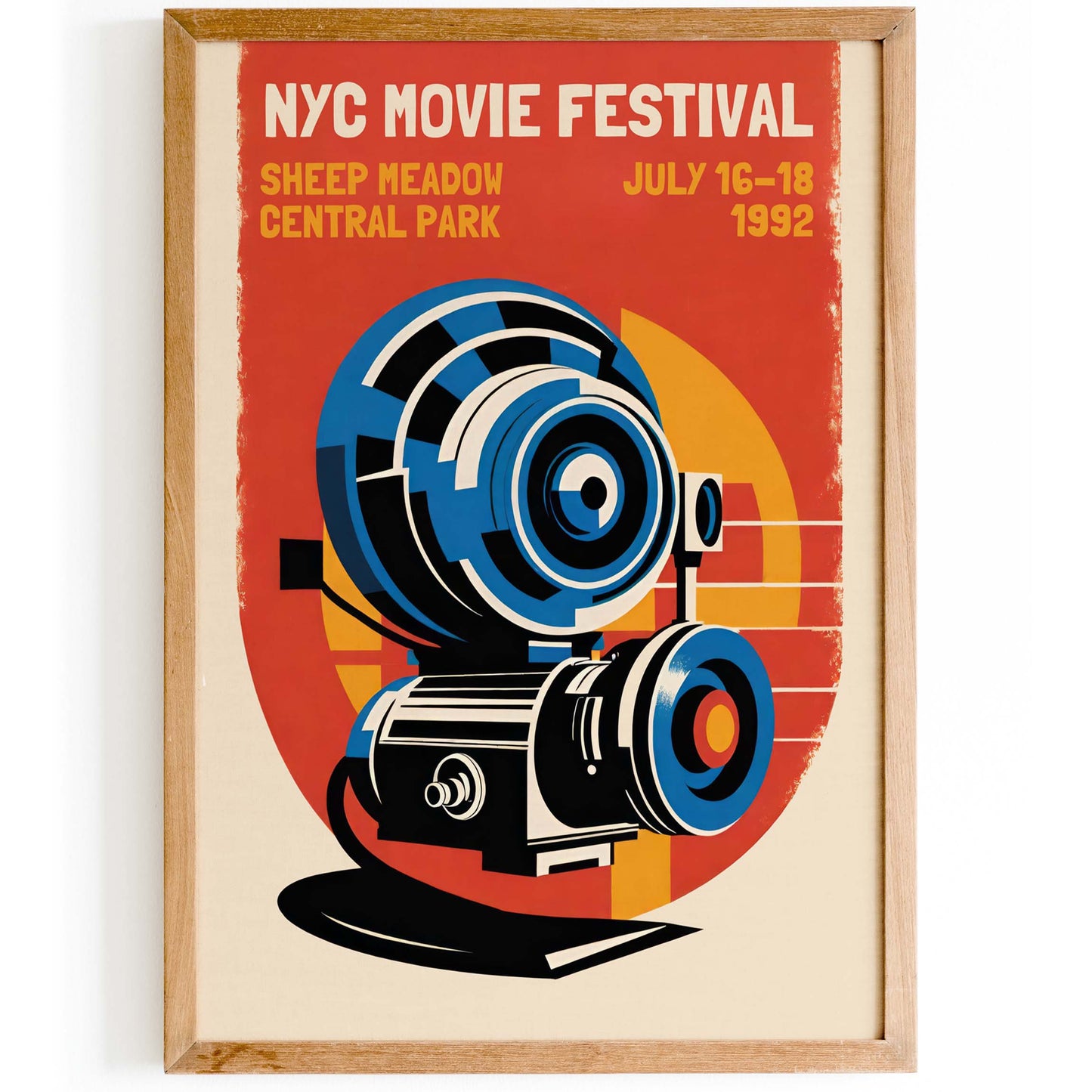 NYC Movie Festival Wall Poster