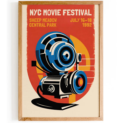 NYC Movie Festival Wall Poster