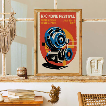 NYC Movie Festival Wall Poster