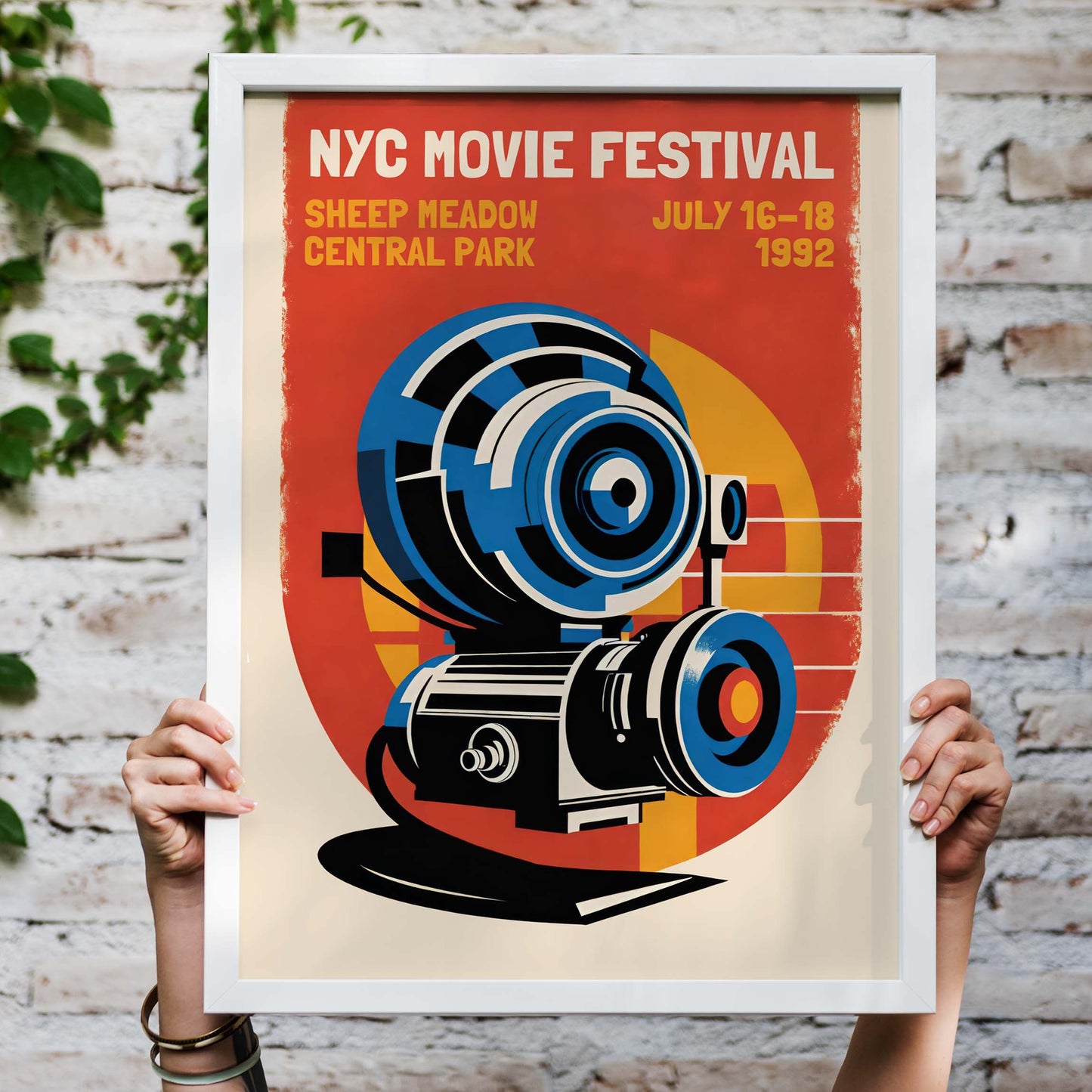 NYC Movie Festival Wall Poster