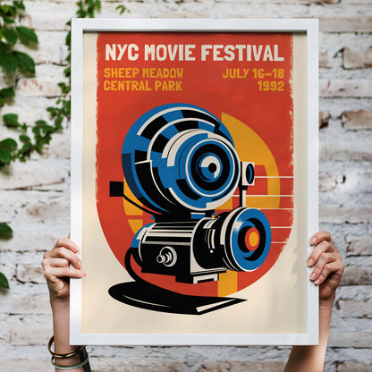NYC Movie Festival Wall Poster