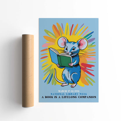 National Library Week Book Lover Poster Print