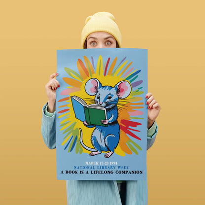 National Library Week Book Lover Poster Print
