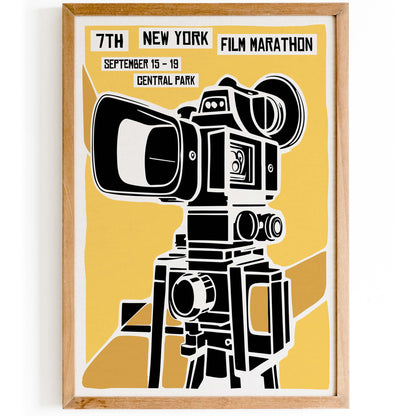 New York Film Marathon Poster Print
