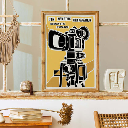 New York Film Marathon Poster Print