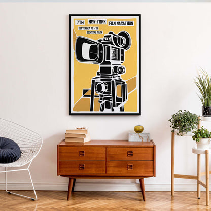 New York Film Marathon Poster Print