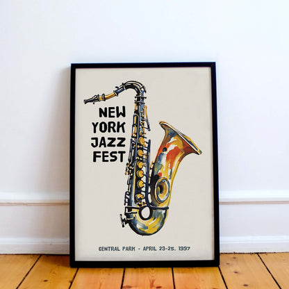 New York Jazz Festival Poster Print
