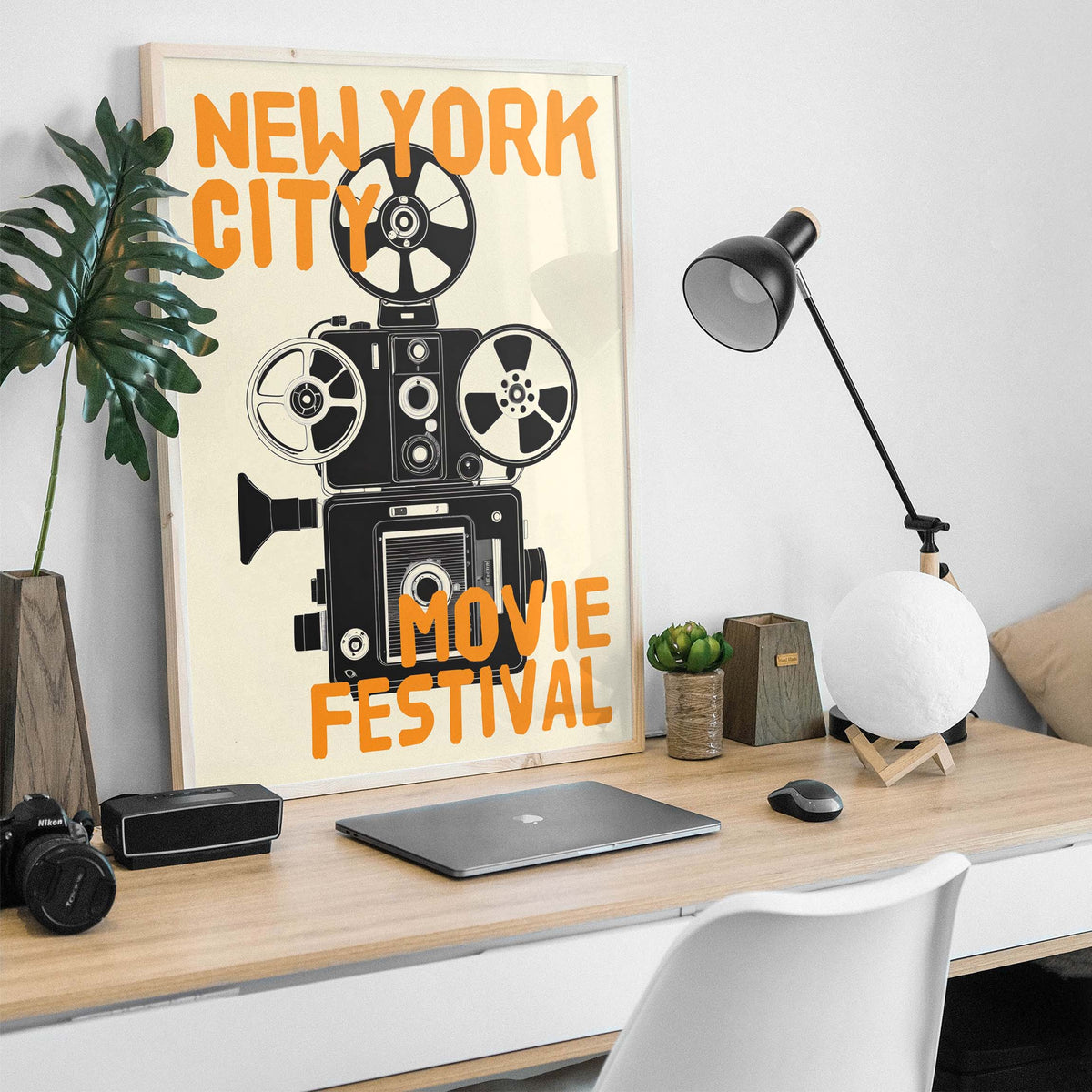 New York Movie Festival Poster Print