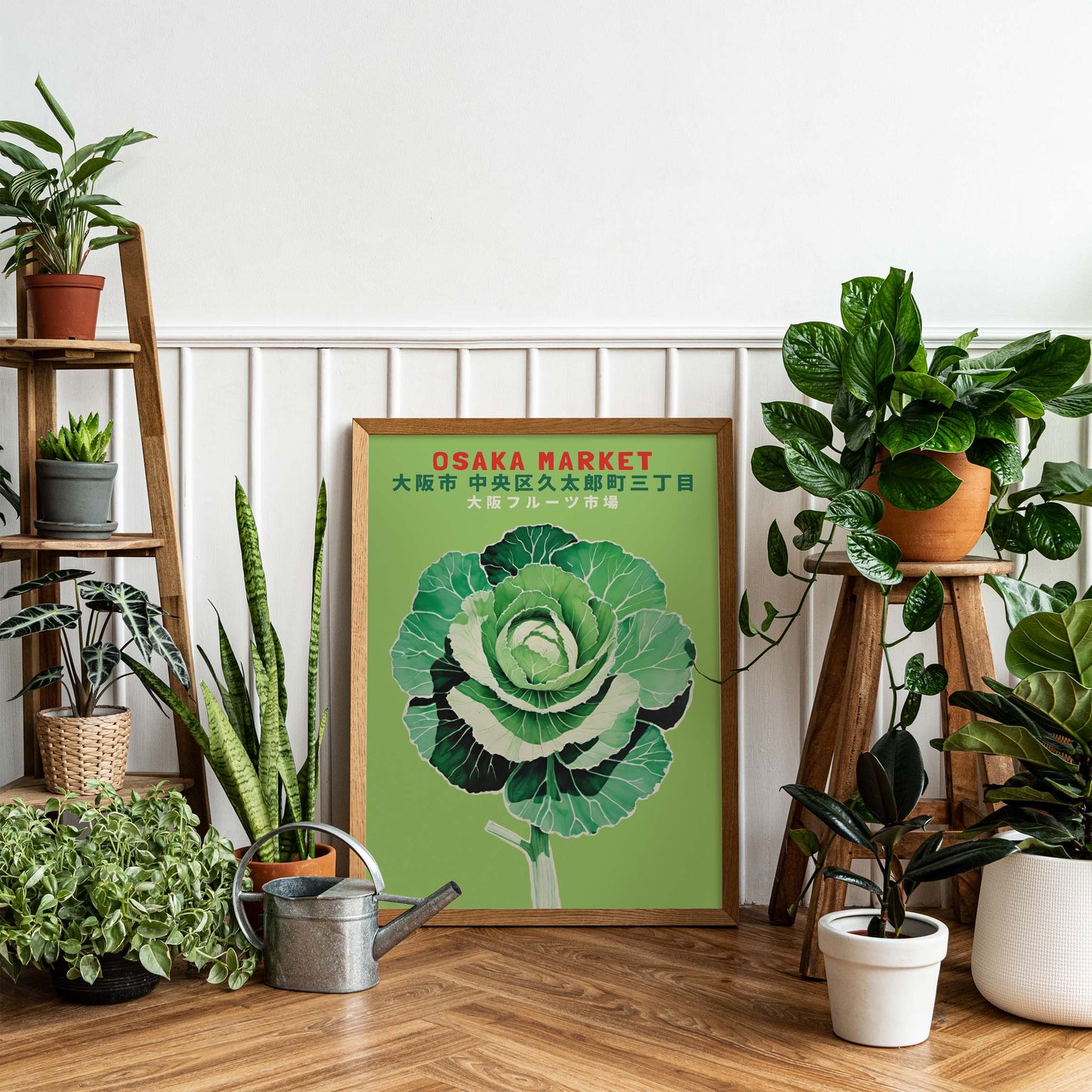 Osaka Market Cabbage Print
