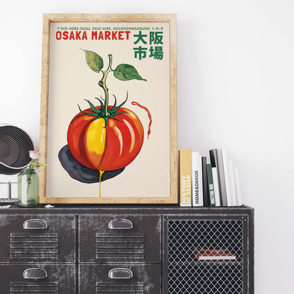 Osaka Market Tomato Wall Poster