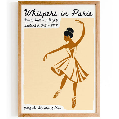 Paris Ballet Dancer Wall Art