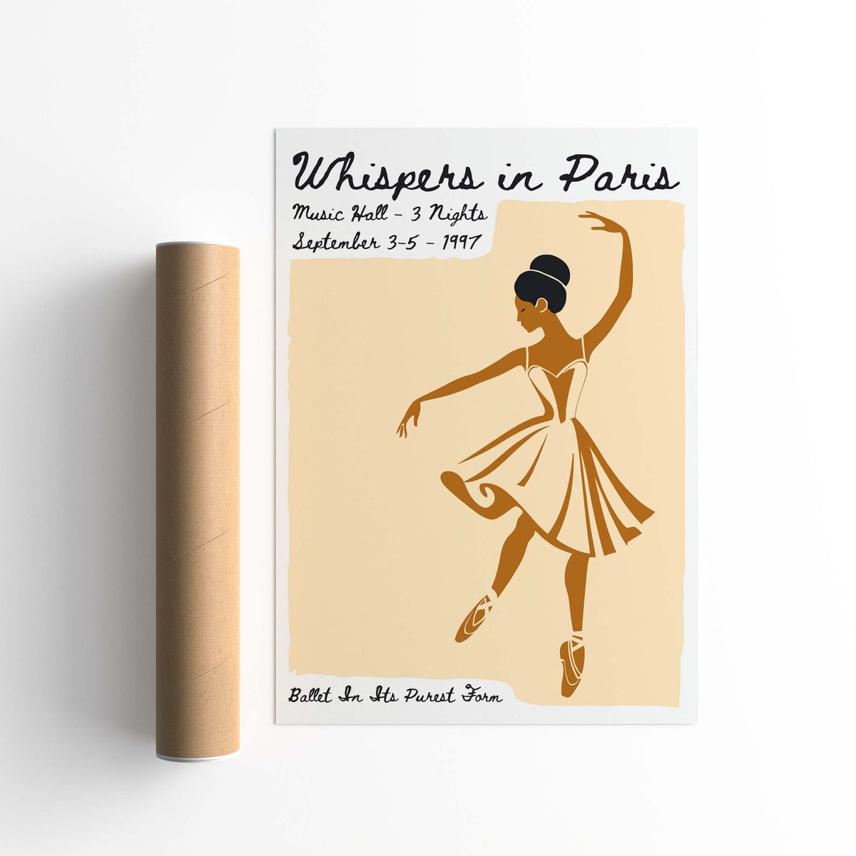 Paris Ballet Dancer Wall Art