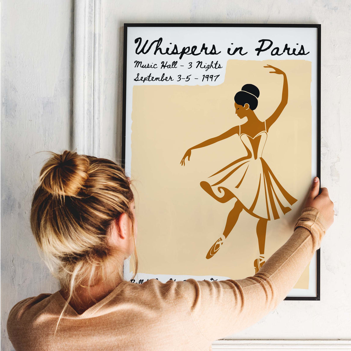 Paris Ballet Dancer Wall Art