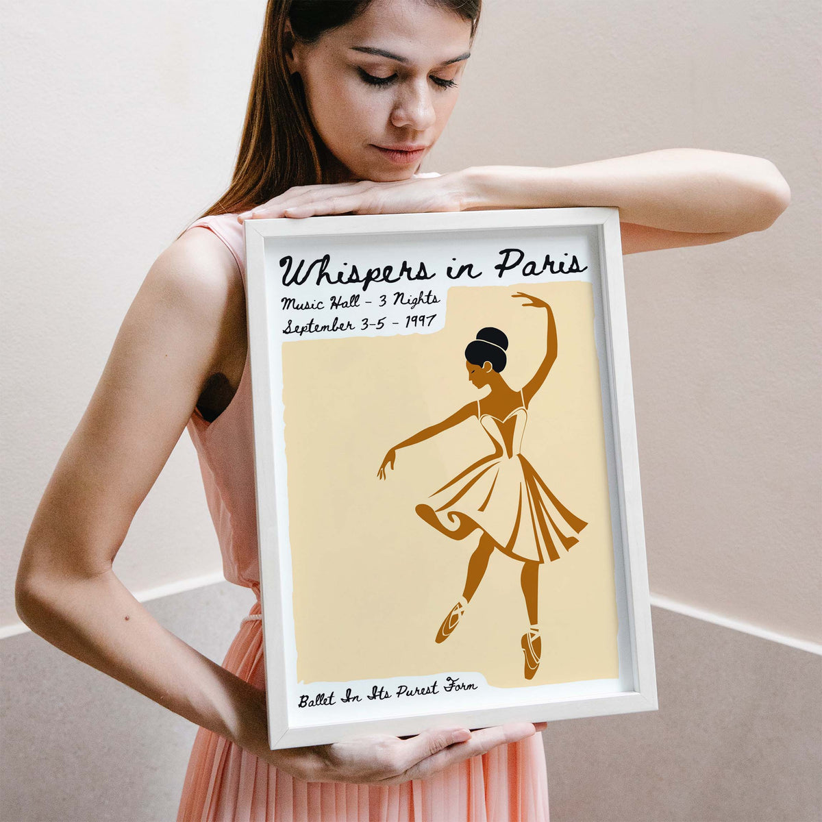 Paris Ballet Dancer Wall Art