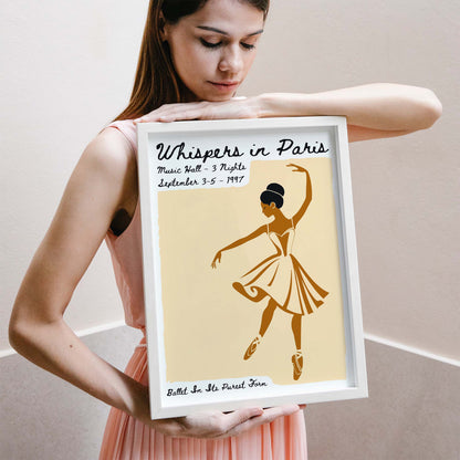 Paris Ballet Dancer Wall Art