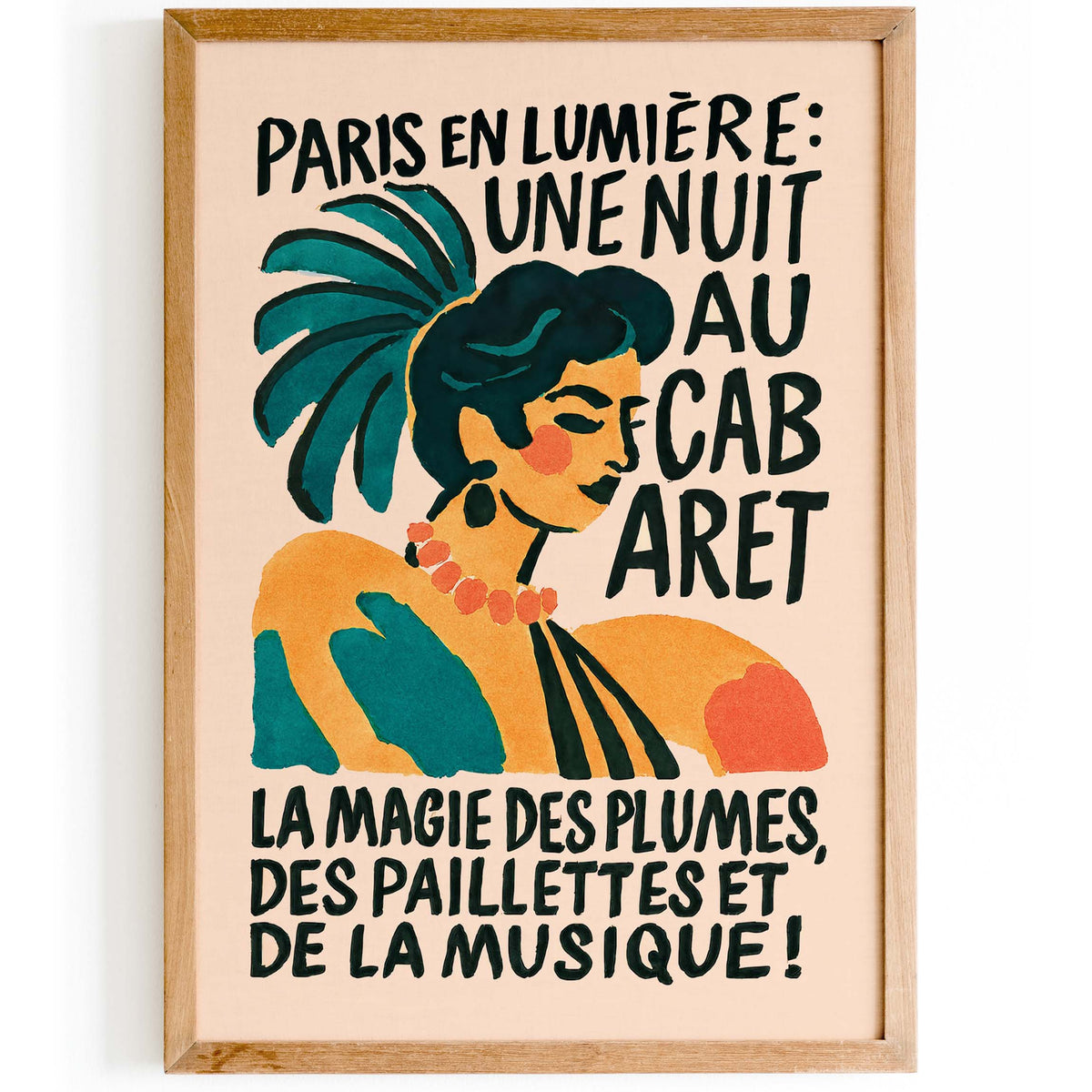 Paris Cabaret Art Poster