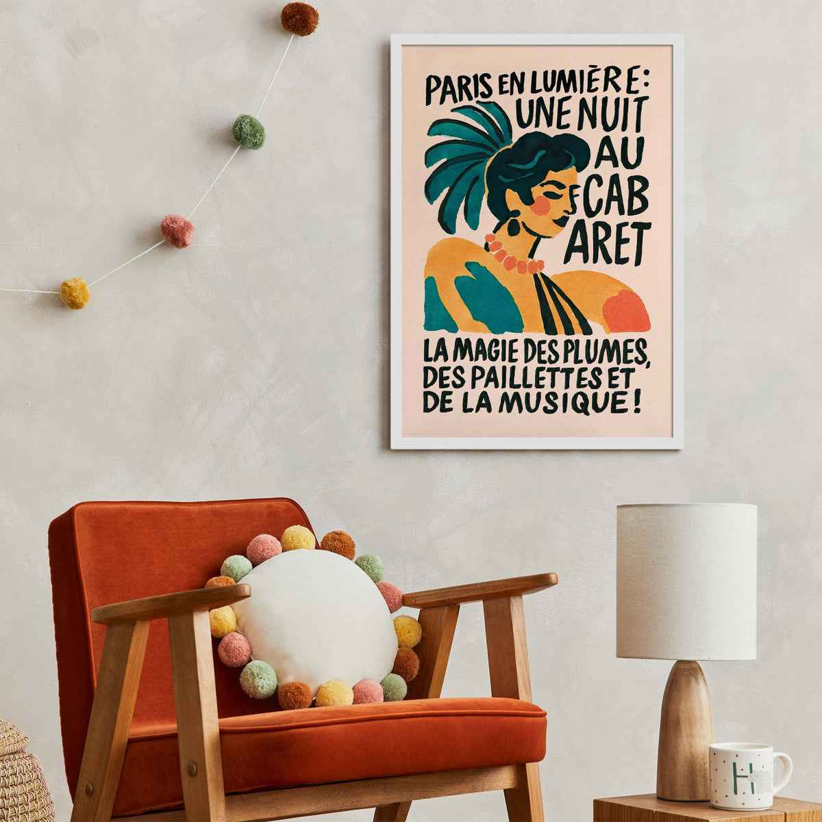 Paris Cabaret Art Poster