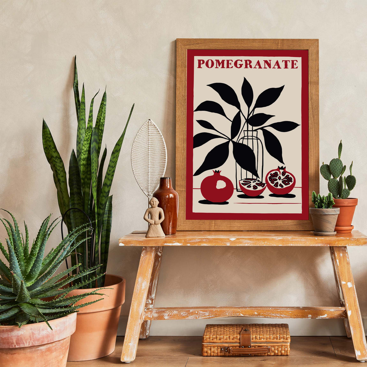 Pomegranate Botanical Poster