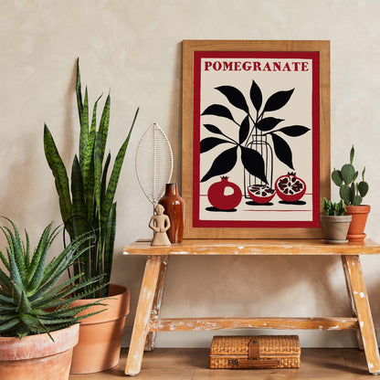 Pomegranate Botanical Poster