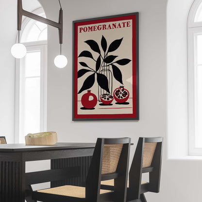 Pomegranate Botanical Poster