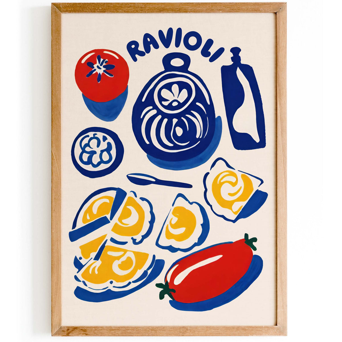 Ravioli Italian Food Poster Print