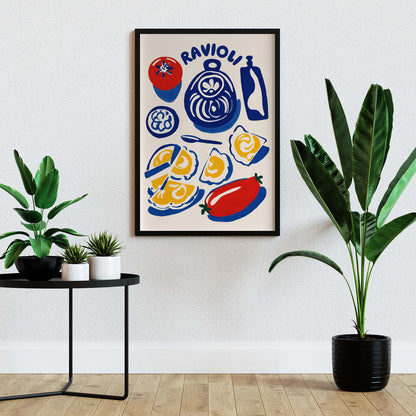 Ravioli Italian Food Poster Print