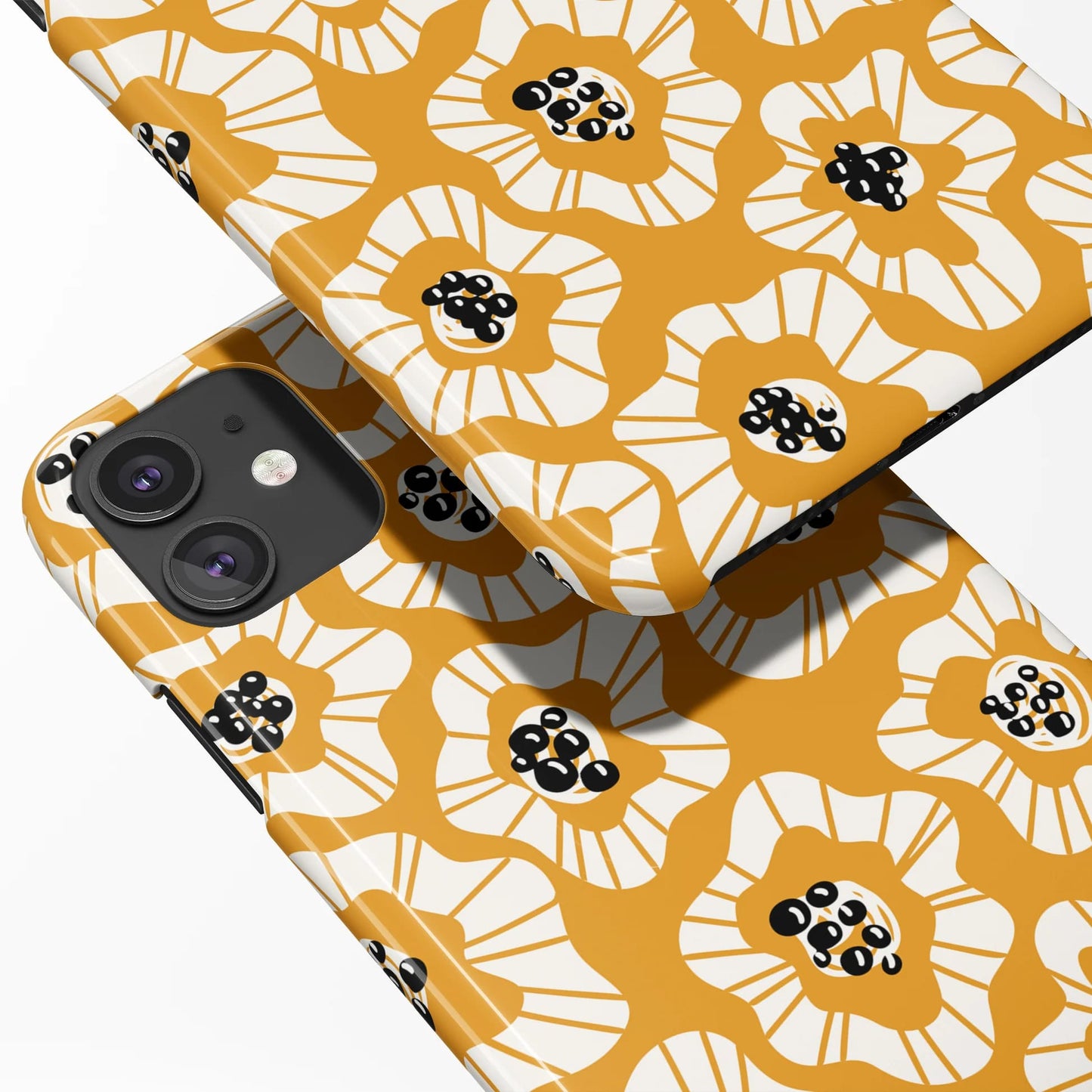 Retro Floral 70s iPhone Case