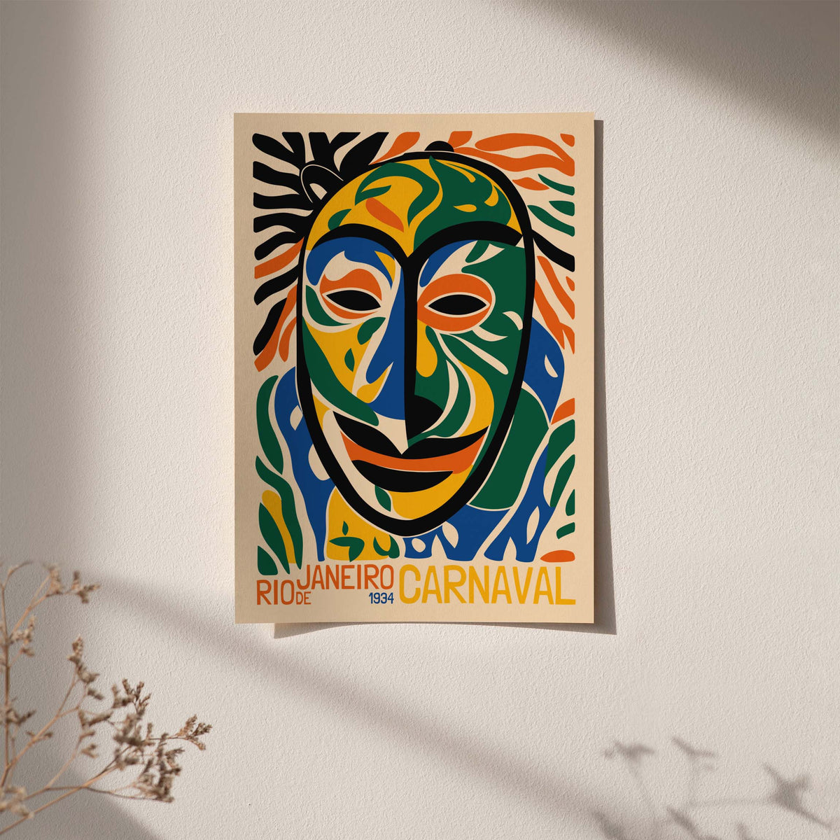 Rio Carnival Festival Poster