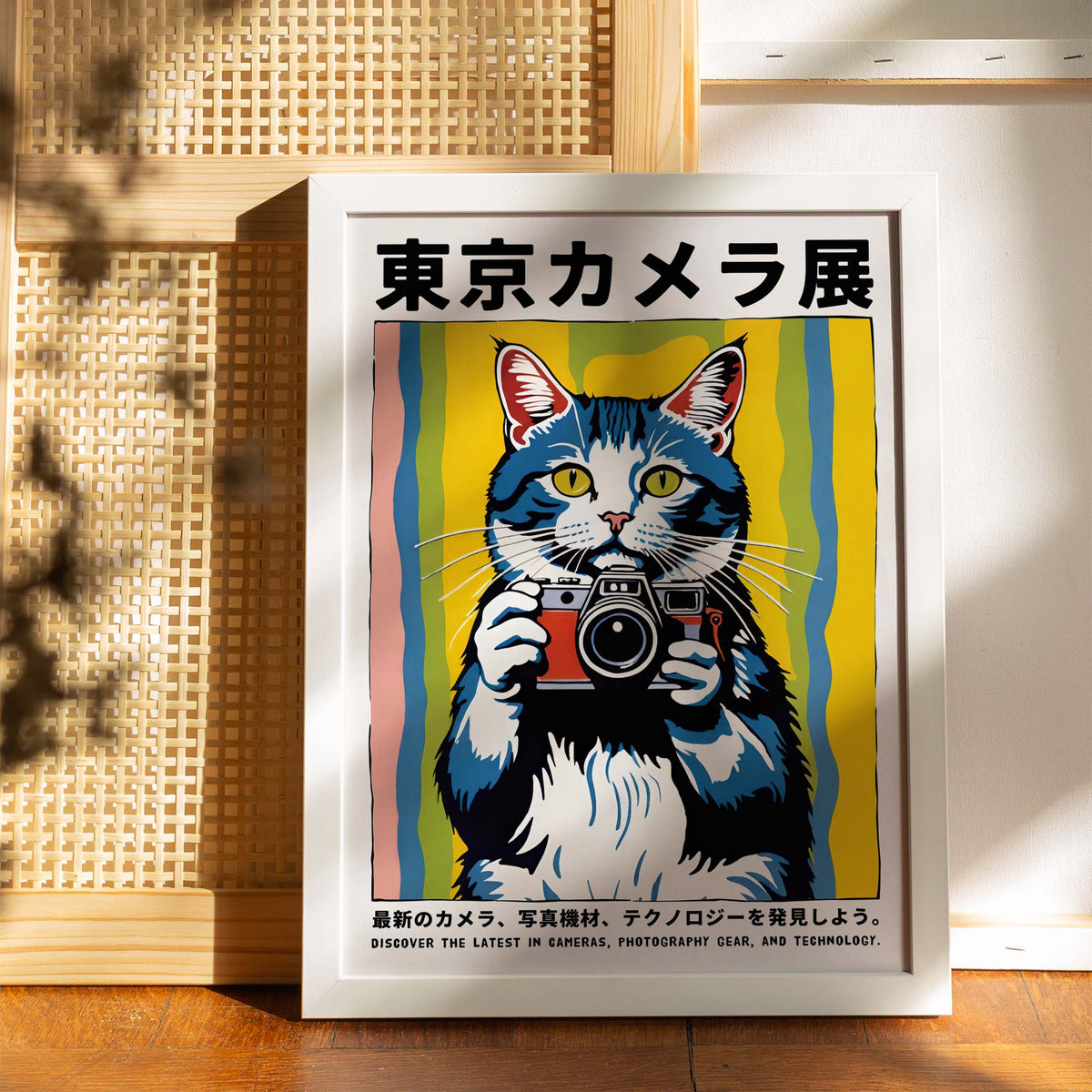 Tokyo Camera Cat Poster