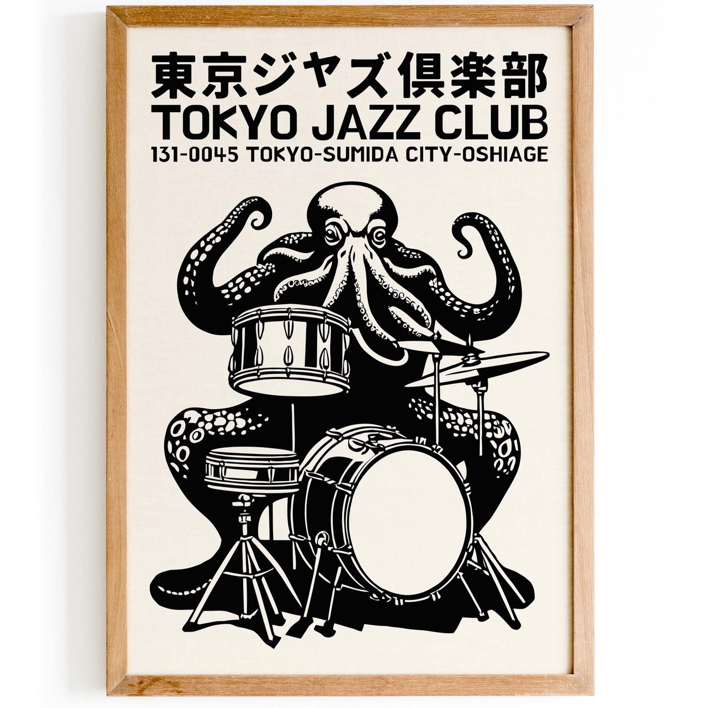 Tokyo Jazz Club Octopus Print