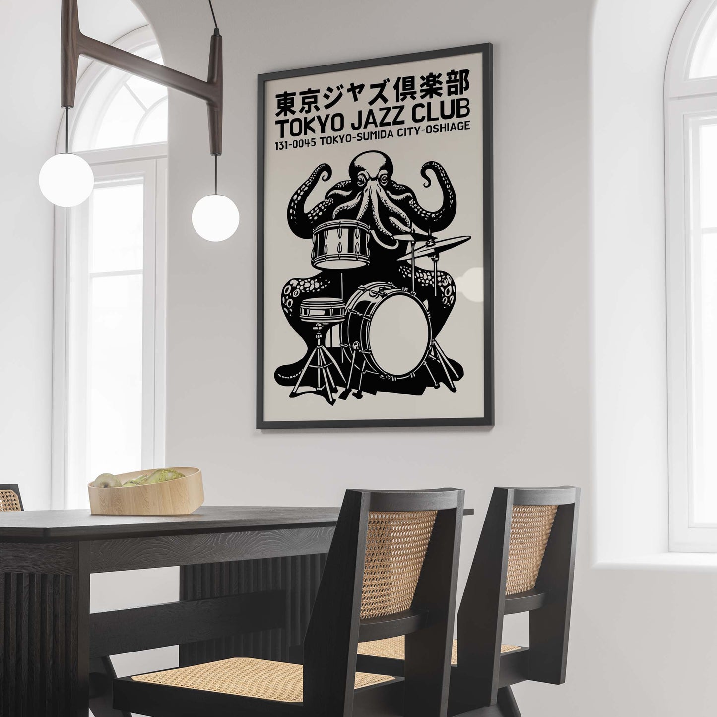 Tokyo Jazz Club Octopus Print