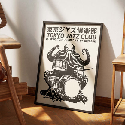 Tokyo Jazz Club Octopus Print