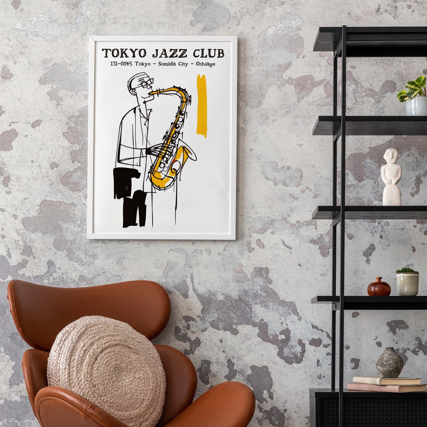Tokyo Jazz Club Saxophone Poster
