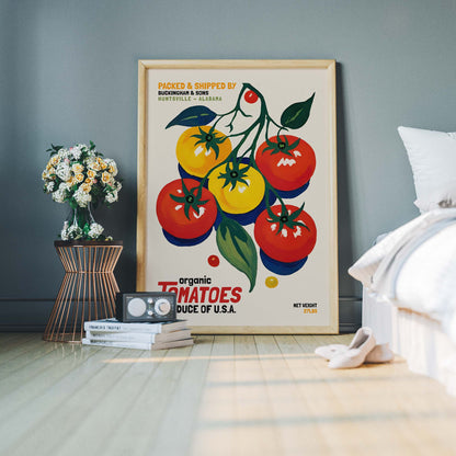 Vintage Tomato Botanical Poster Print