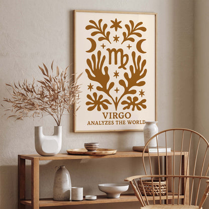 Virgo Astrology Zodiac Wall Art