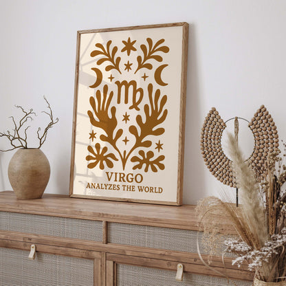Virgo Astrology Zodiac Wall Art
