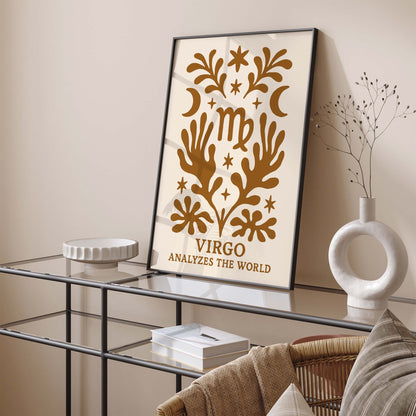 Virgo Astrology Zodiac Wall Art