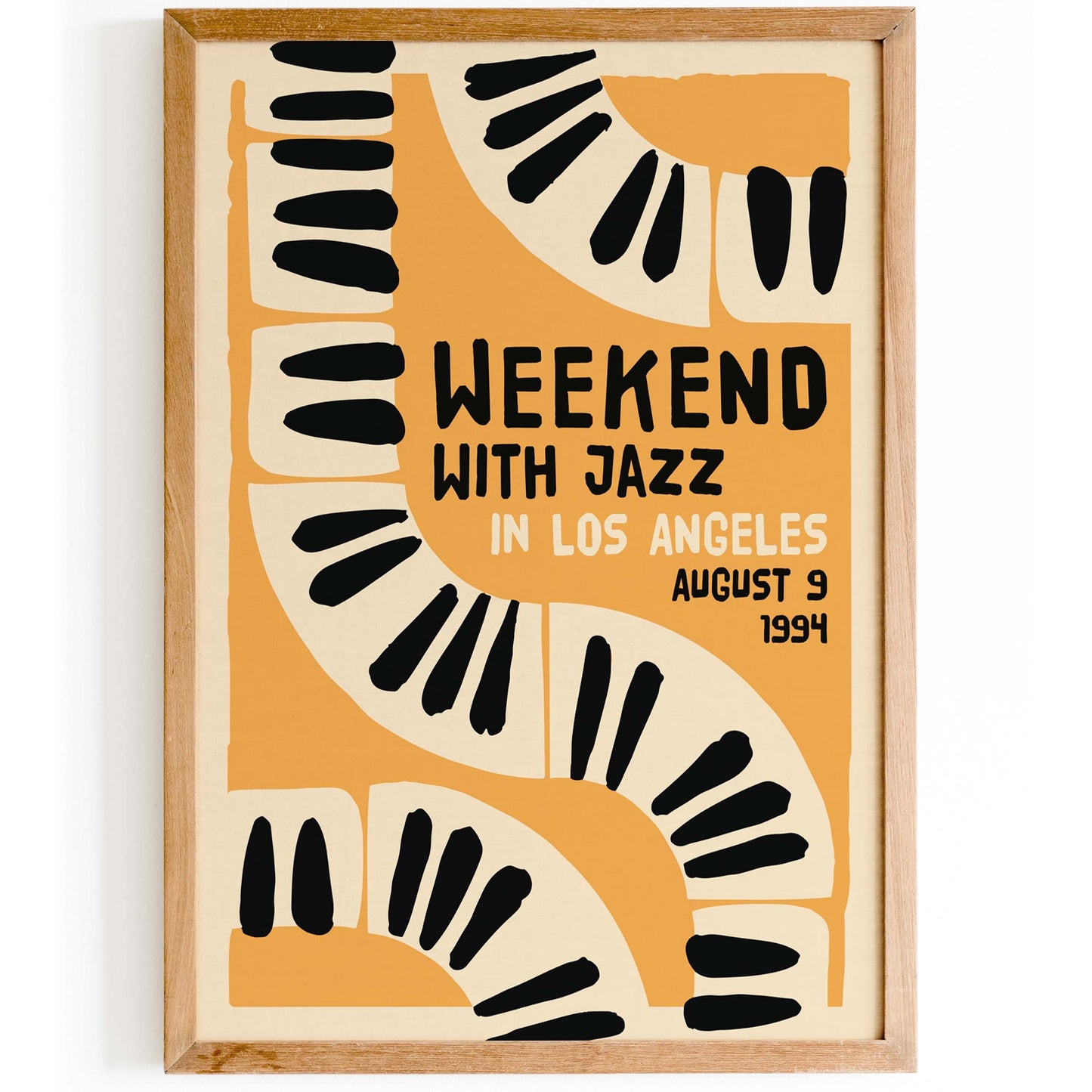 Weekend Jazz Los Angeles Poster