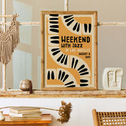 Weekend Jazz Los Angeles Poster