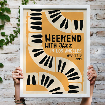 Weekend Jazz Los Angeles Poster