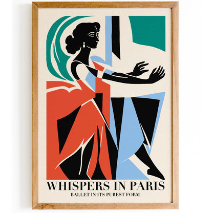 Whispers In Paris Ballet Poster Print