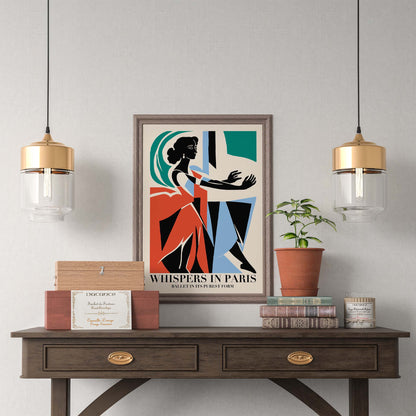 Whispers In Paris Ballet Poster Print