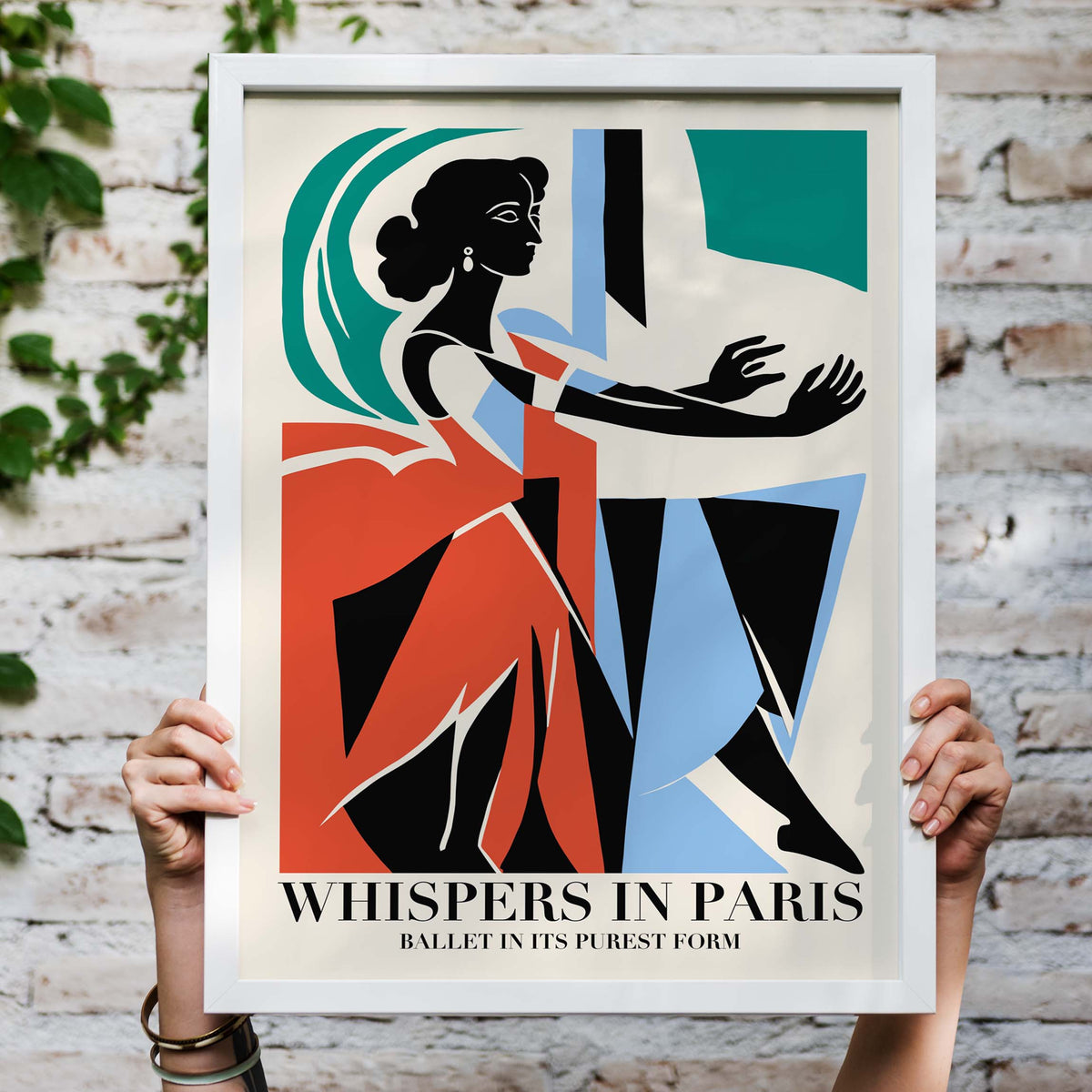 Whispers In Paris Ballet Poster Print