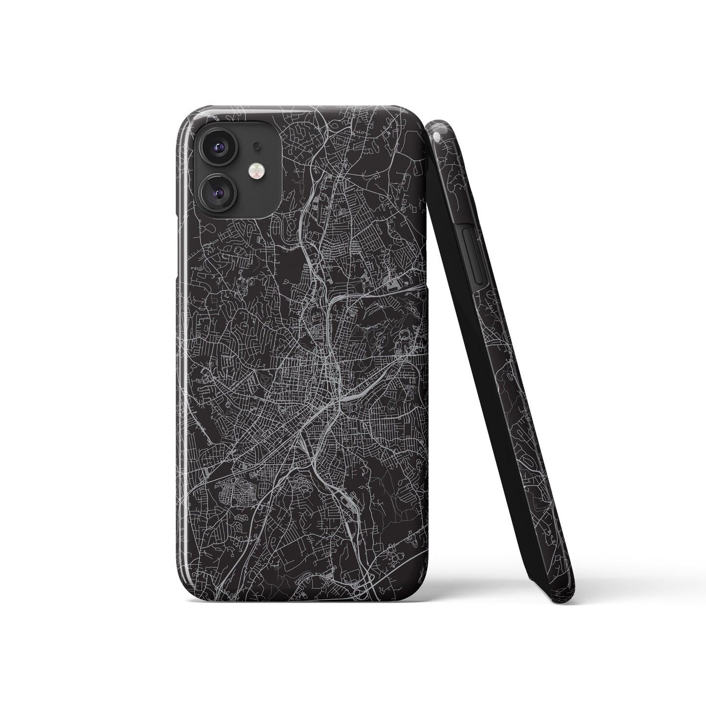 Worcester, Massachusetts - Sealth Map iPhone Case